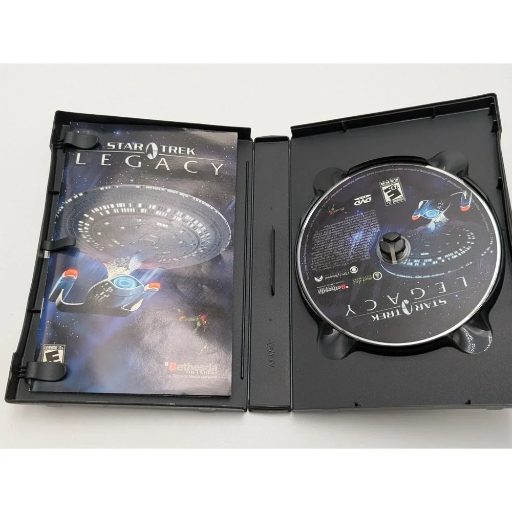 Star Trek: Legacy (PC DVD, Bethesda, 2006) With Manual Excellent Condition